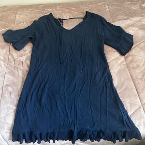 SHEIN navy blue swimsuit cover up size 0xl